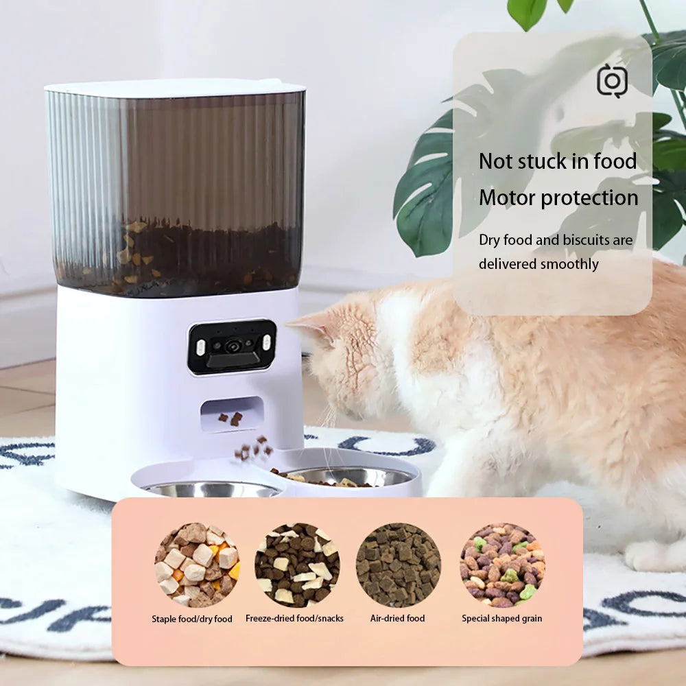 5L Smart Automatic Pet Feeder With Camera